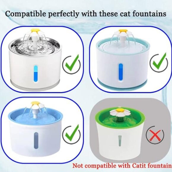 10 Pack Pet Fountain Filter Set New - Picture 4 of 6